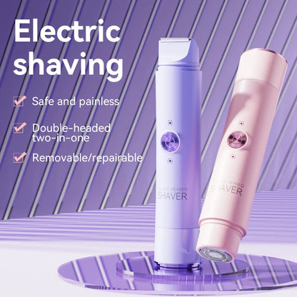 Electric Razor Woman Shaver Painless Women Mustache Epilator Leg Bikini Body Hair Trimmer for Women Facial Epilator Hair Remover