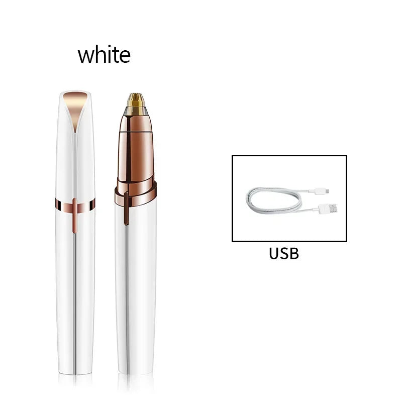 Electric Eyebrow Trimmer Eye Brow Shaper Pencil Face Hair Remover For Women Makeup Painless Automatic Eyebrow Shavers Depilator
