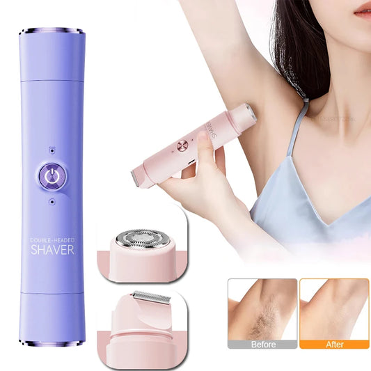 Electric Razor Woman Shaver Painless Women Mustache Epilator Leg Bikini Body Hair Trimmer for Women Facial Epilator Hair Remover