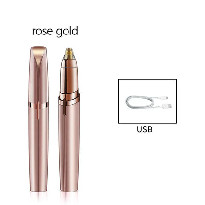 Electric Eyebrow Trimmer Eye Brow Shaper Pencil Face Hair Remover For Women Makeup Painless Automatic Eyebrow Shavers Depilator