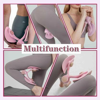 Kegel Pelvic Floor Muscle Trainer - Pink, Fit for Thigh Muscle Training, Home Gym Fitness Equipment for Women