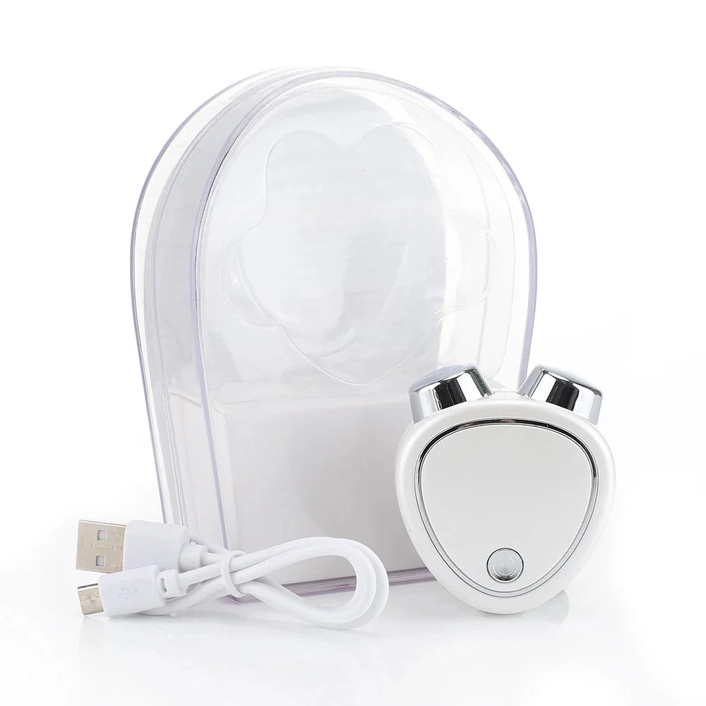 EMS Micro Current Beauty Instrument Mini Portable Face Slimming Massager EMS Delicate Contour Lifting Firming Facial Skin