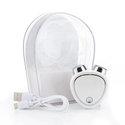 EMS Micro Current Beauty Instrument Mini Portable Face Slimming Massager EMS Delicate Contour Lifting Firming Facial Skin